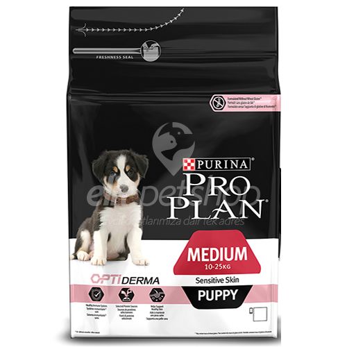 Pro Plan Dog Medium Puppy Sensitive Salmon Köpek Maması 3Kg
